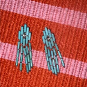 Kendra Scott Turquoise Beaded Dangle Earrings